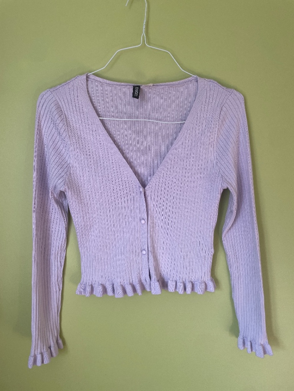H&M purple cardigan